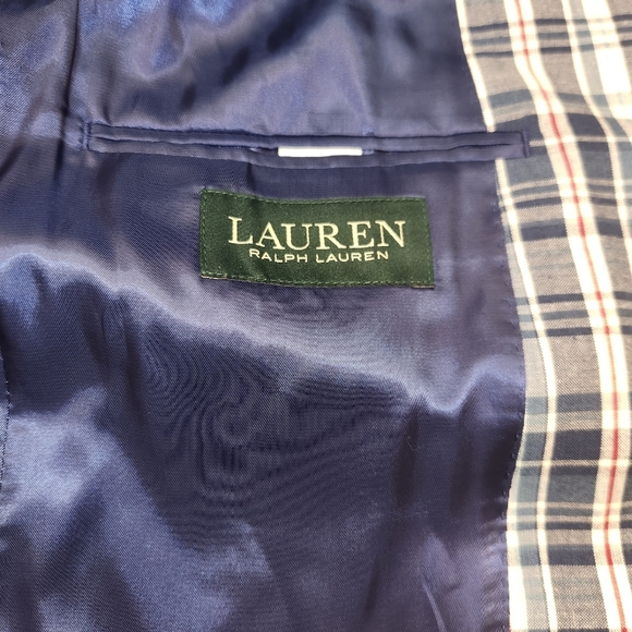 Lauren Ralph Lauren Men's Plaid Sport Coat Size 40R - Picture 4 of 5